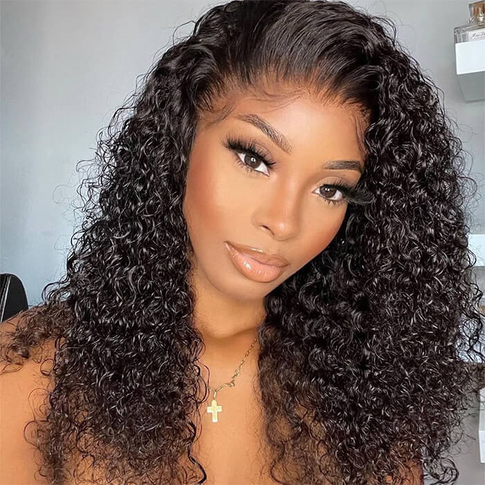 Pizazz Hair Curly Human Hair HD Lace Front Wig 13x6 13x4 5x5 NEW