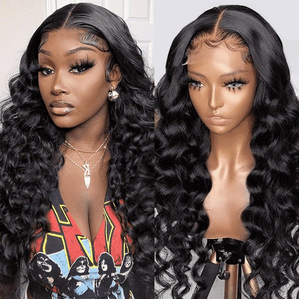 Loose Deep Wave 13x4/13x6/360 HD Invisible Lace Frontal Human Hair Wig