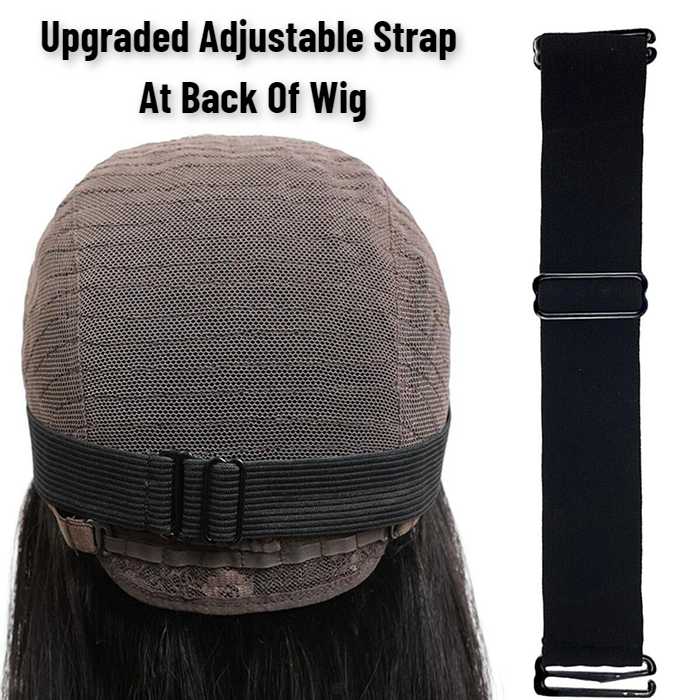 straight 4c edges hd lace front wigs cap