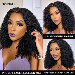 Curly Hair 7x5 HD Lace Closure Wig