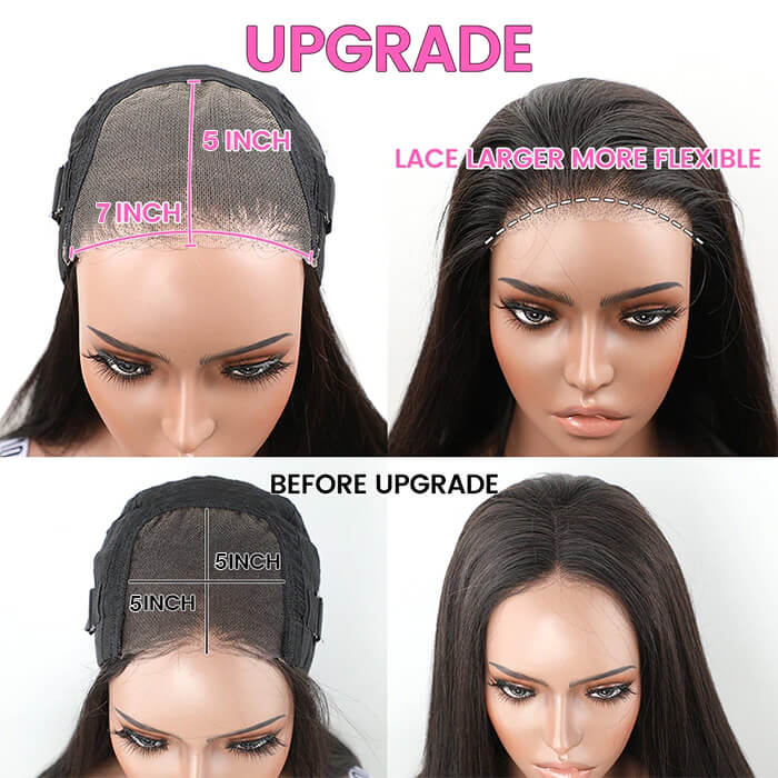 7X5 HD Lace Closure Wig