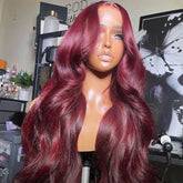 99j Burgundy Wig Body Wave 13x6 HD Lace Front Wigs Human Hair Wigs