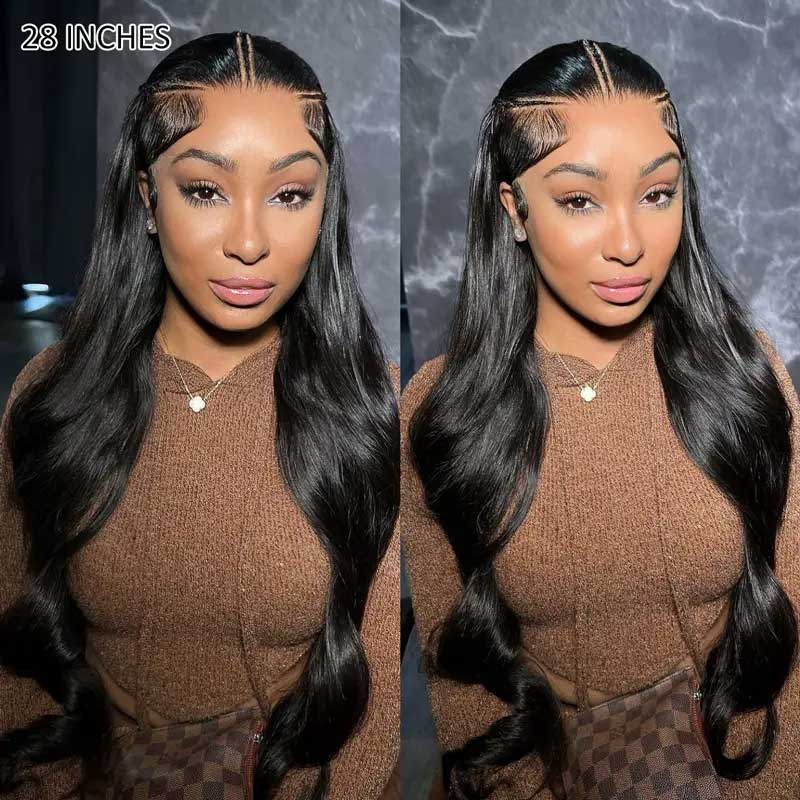 Invisi-String 360 HD Lace Frontal Wig Glueless Pre Bleached Human Hair Wig