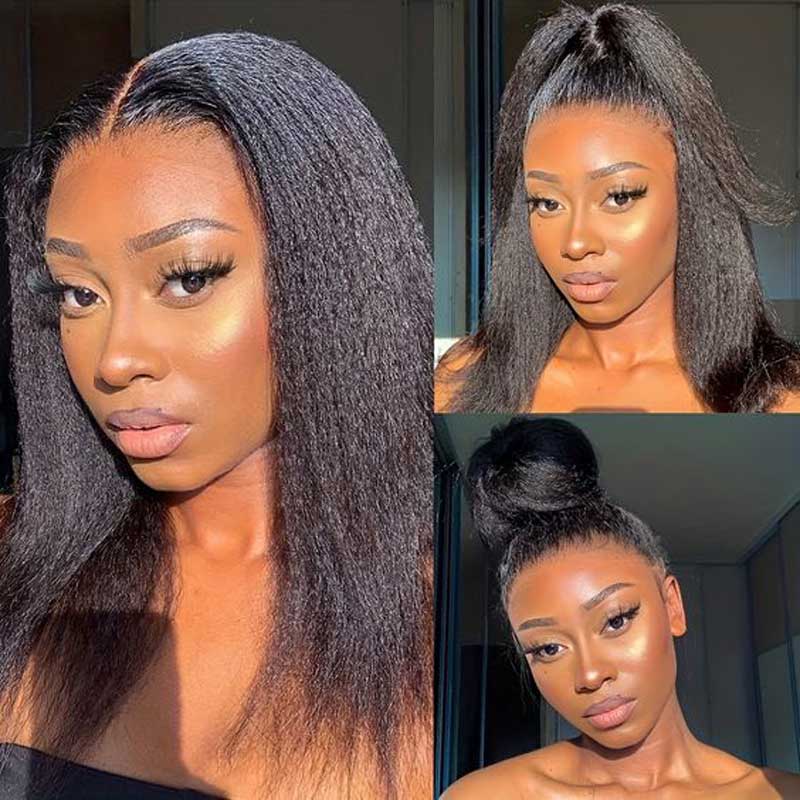 Invisi-String 360 HD Lace Frontal Wig Glueless Pre Bleached Human Hair Wig