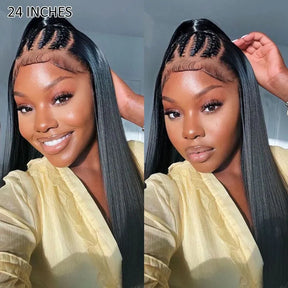 Invisi-String 360 HD Lace Frontal Wig Glueless Pre Bleached Human Hair Wig