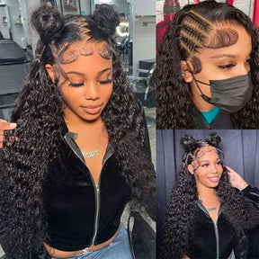 Invisi-String 360 HD Lace Frontal Wig Glueless Pre Bleached Human Hair Wig