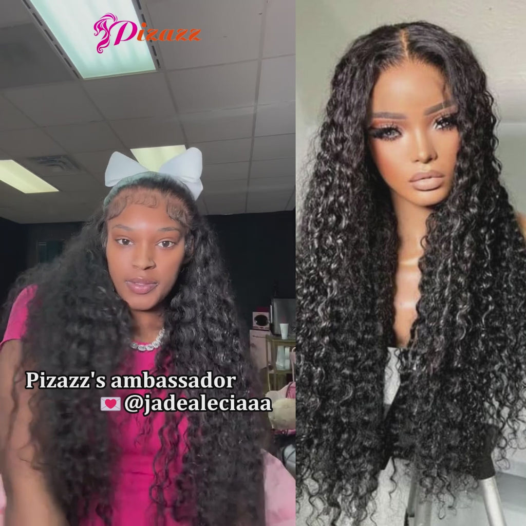 water wave hd lace front wig