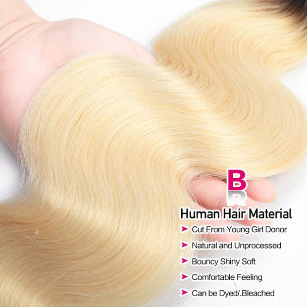 T1b/613 Blonde Ombre Hair