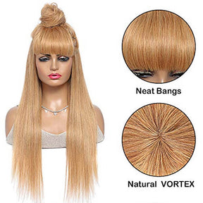 Honey Blond Human Hair Wigs