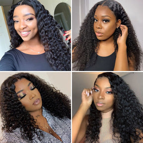 Affordable V Part Curly Wig Popular Human Hair Wigs Easy Install Wig