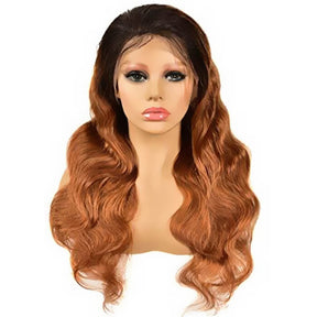 T1B/30 Ombre Body Wave/Straight/Curly Human Hair Wigs 13x4 HD Lace Front Wigs For Women-Pizazz Hair