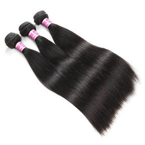 Brazilian Straight Virgin Human Hair Bundles 100% Unprocessed Virgin Human Hair Extension