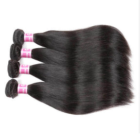 Brazilian Straight Virgin Human Hair Bundles 100% Unprocessed Virgin Human Hair Extension