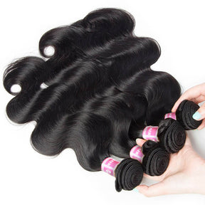 Brazilian Hair Body Wave Human Virgin Hair Weft 3 or 4 Bundles/Pack