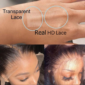 Water Wave Human Hair HD Lace Front Wig 13x6 13x4 5x5 NEW Clear Lace & Clean Hairline 100% Glueless Wig